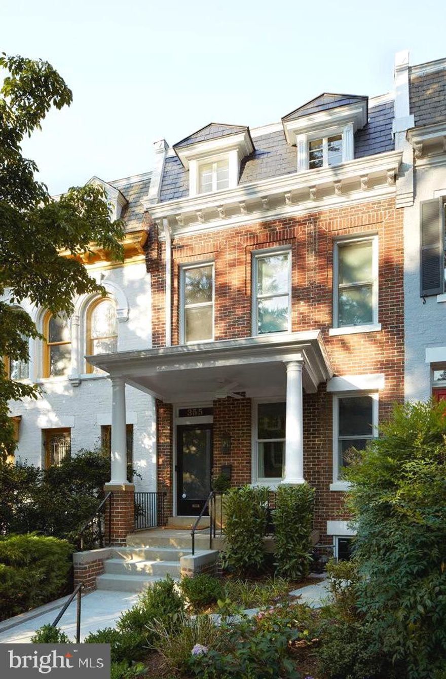 2325 20th St NW is a truly special property showcasing a thoughtful renovation by the boutique design firm Peltrie Place, and features a deep lot offering a large patio and rear yard as well as two car parking. This home has been featured in Architectural Digest highlighting its transformation - every detail has a purpose and creates a sophisticated, luxurious retreat with intentional living spaces. The main level has a spacious living room with fireplace, dining room, a chef's kitchen that opens to a breakfast nook and family room before leading to the back deck, patio and yard. The upper level has a generous primary suite with a large walk-in closet and spa-like primary bath. There are two additional bedrooms and full bathroom as well as laundry and a large custom-built office space. The lower level has a fabulous custom bar below the stairs and a great family room with custom built-ins. There is an additional bedroom, full bath, gym or storage room and large laundry room with additional storage. The outdoor space completes this incredible offering with a rear deck, expansive patio for entertaining and additional rear yard. There is also a roofdeck off the primary suite providing incredible views of the city. Two car parking included.