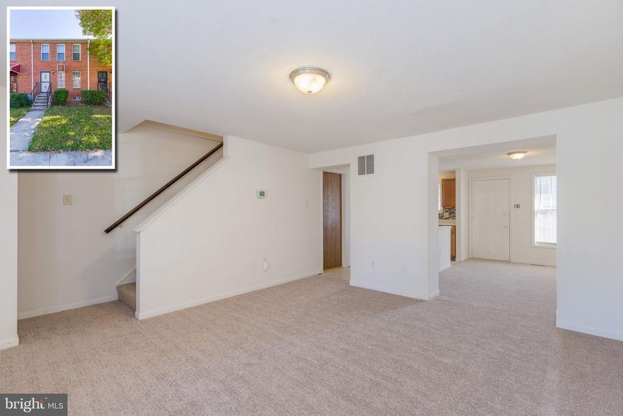 MOVE IN READY ROWHOME WITH 3 FINISHED LEVELS & LARGE ROOM SIZES!  Main level features a spacious living room, separate dining room, and kitchen with tile backsplash.  The upper level has a Primary bedroom suite w/ full bath and 2 additional bedrooms with a hall bath.  The basement is finished with a large family room and laundry room that's also perfect for storage and there is a rear fenced yard!  Pack your bags and move right in!