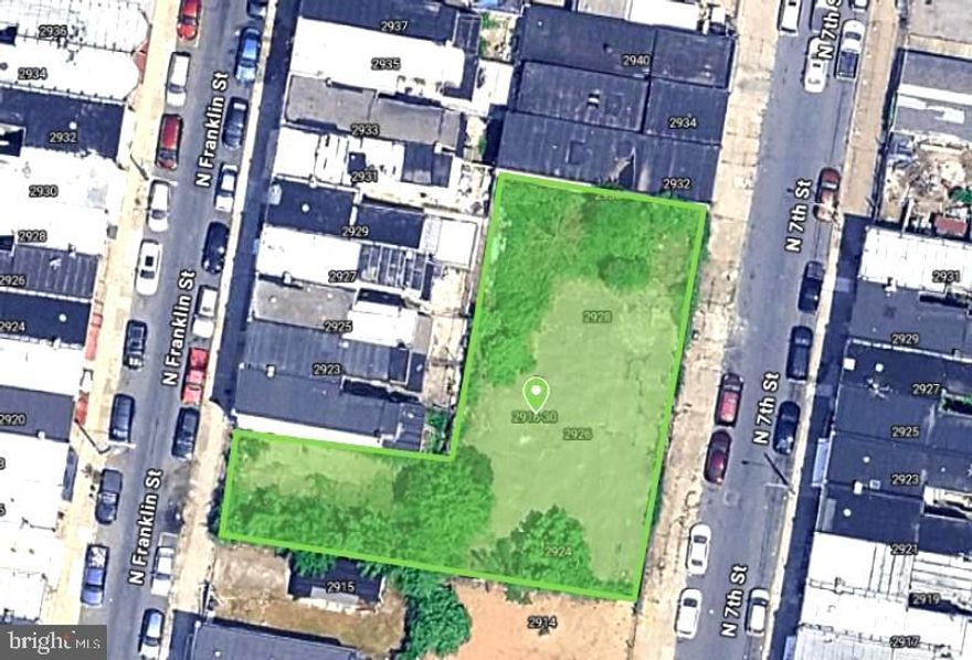 MPN Realty, Inc. is pleased to present the exclusive sale of 2916-30 North 7th Street, a 10,560 +/- SF lot in the Fairhill section of Philadelphia. The site is zoned I-2, making it ideal for various industrial users and developers. The site runs between N 7th Street and N Franklin Street, featuring approximately 36’ of frontage on N Franklin Street and 108’ of frontage on N 7th Street, providing favorable access and design optionality. The site is well located with easy access to N. Broad St. and in close proximity to Temple University Hospital.