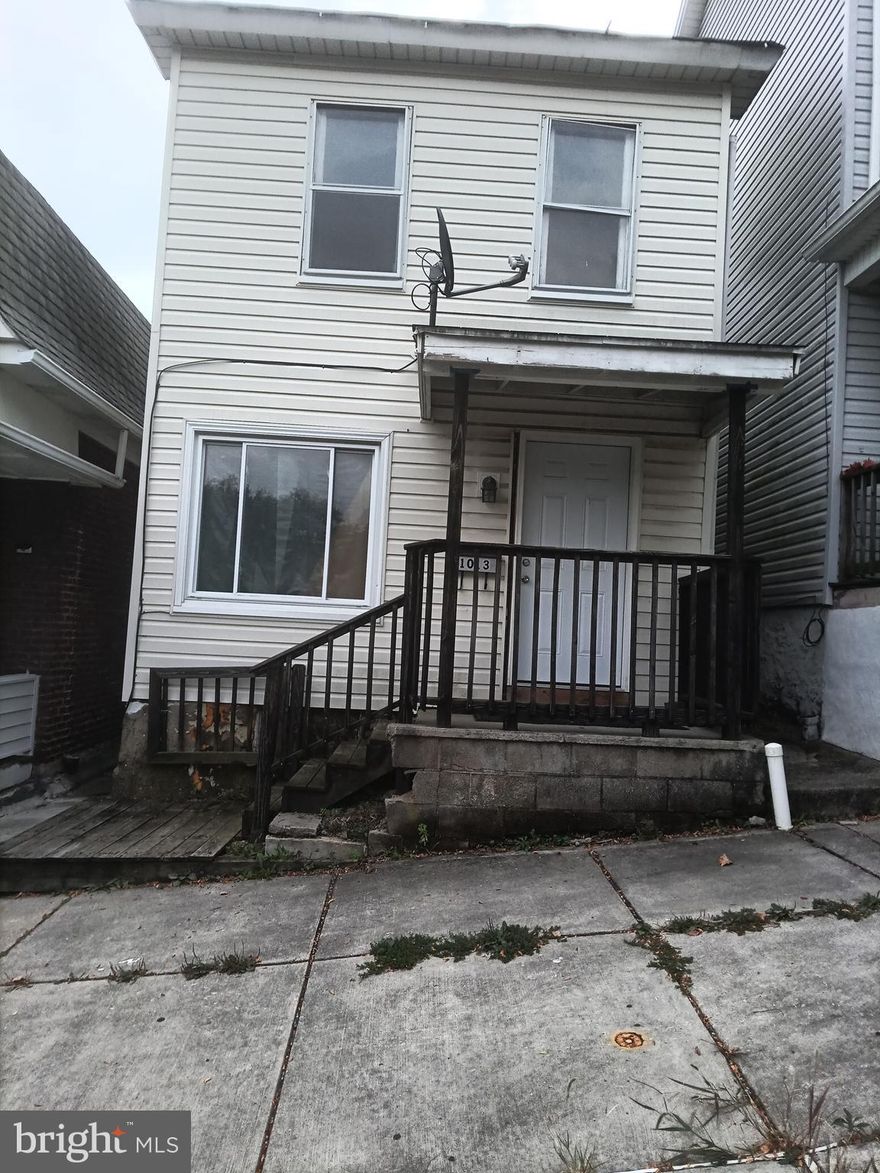 INVESTOR ALERT! This home is ready to be finished! With two new doors already installed, walls and flooring prepped to be finished. Home has a cute little yard in the back. Come make this your dream home!