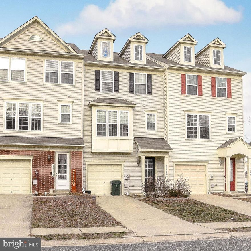 WELCOME HOME TO THIS ONE!!!  Very Nice 3 level Townhouse Ready waiting for you to move into.  Open Kitchen with Island,  4 Bedrooms and 3.5 baths,  One Car Garage and driveway parking.  Open Floor Plan, Nice deck, Plenty of Room to grow.   The neighborhood offers sidewalks, parks, closing to shopping, and community pool (maybe at extra fee to join pool).  This property has so much to offer.  Make it a HOME today!!