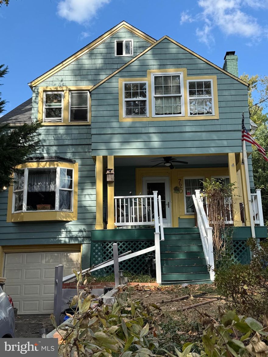 Discover timeless classic in this beautifully designed 3-level single -family home. Featuring 4 spacious bedrooms and full baths. This residence showcases custom golden wood cabinetry, granite countertops, and ceramic tile flooring in the kitchen. Rich hardwood floors flow seamlessly throughout the home, complemented by a cozy fireplace that adds warmth and charm. Nice flow from the kitchen to an inviting deck. Perfect outdoor entertaining. 

This exceptional property also offers versatile potential with the opportunity to convert into a two-unit multifamily home. Ideal for both homeowners and investors seeking flexibility and value.