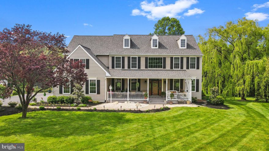 This is the one you've been waiting for!! Welcome to 14 Clover Mill Lane - with remarkable curb appeal, this home in the ever popular Wyckfield  community has been thoughtfully expanded and tastefully renovated throughout.  With so many improvements both inside and out, it is difficult to overstate all that this home offers. All the "big stuff" is DONE - new HVAC (2021), new roof (2020), full kitchen and laundry room renovation (2022), new fencing (2021), brand new carpet on 2nd floor (2023), new paint in neutral colors, new garage doors, Pella replacement windows and doors and sooooo much more!  The walkway and approach to the front door are so appealing, with a paver sidewalk and charming covered front porch, while the lush rear property boasts a multi -level deck with awning, covered patio, and an amazing pool with attached hot tub, slide and waterfall feature.  There is plenty of deck for entertaining and plenty of level open back yard within the fully fenced in rear property.  Behind the fence is also a creek which attracts local wildlife and birds creating your own private oasis.  
With five bedrooms and four full and two half baths, as well as classic touches throughout, including wood floors and millwork, this home draws the visitor in with its charm and grace.
The beautiful walkway, flanked by tasteful landscaping, leads to the covered front porch and two-story foyer. The pristine condition of this home and its carefully planned renovations are immediately apparent, with a $200k custom kitchen and laundry room renovation and an expansive main floor addition with an extra powder room and 3 custom walk-in mudroom closets designed by "Closets by Design".
The family room has a fireplace and an oversized bay window and two-story vaulted ceiling. The formal dining room has lovely crown molding and wainscoting.  There is additional crown molding and wainscoting in the foyer, formal living room and home office.
You'll be "Wow'd" by the magnificent kitchen which was renovated and expanded in 2022 with all new custom inset wood cabinetry, GE Cafe' appliances in matte white, new backsplash and expansive quartz countertops.  The kitchen was also fully updated with new lighting, plumbing and an additional butler pantry with extra sink and beverage fridge.   It is perfect for the home chef, with a 36 inch 6 burner range and additional wall oven and GE Advantium Oven plus a generous pantry with new doors and closet organizer system.   The sliding glass doors in breakfast area lead to the gorgeous, covered porch overlooking the vast back yard pool and patio area. Enjoy your morning coffee, summer suppers, or birdwatching from this vantage point.
The mudroom addition with its tile flooring, 3 walk-in closets, and renovated laundry room with extra dishwasher has access to the three-car garage and catches all the clutter that comes through the door.  The finished, walk-out lower level includes a second kitchen to service the pool area and all your entertaining needs!   There is also an open and expansive recreation area and a flex/bonus room on this level, as well as a full bath with stall shower and vanity sink.

This home is minutes from everywhere you want to be!   Close to schools, shopping and major access roads yet tucked away on a private cul de sac in your own little oasis!  You can't beat the convenience and location of this fabulous community in acclaimed Great Valley School District!!