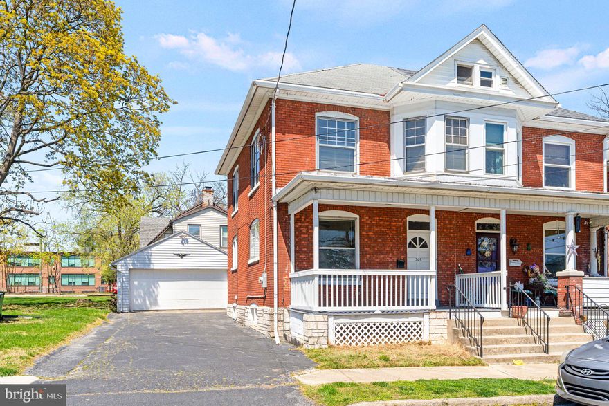 Welcome home to this adorable twin home in the heart of New Cumberland! Property features 2 BR, 1 BA, living room with ceiling fan, dining room with tray ceiling, updated kitchen , office and a full bath with walk-in closet! Plenty of hardwood flooring. The attic provides tons of space for storage and can easily be converted into a 3rd bedroom! OVERSIZED 1 CAR GARAGE WITH PRIVATE DRIVEWAY is a bonus! Fenced in backyard was recently seeded. NEW GAS BOILER and CHIMNEY LINER in 2021. Enjoy all the great things this charming borough has to offer, such as West Shore Theatre, Dead Lightning, Wild Rabbit, Faye’s Ice Cream Parlor, Neato Burrito and so much more! There's something special happening in New Cumberland—come be a part of it! Showings start 4/24. Schedule yours today!