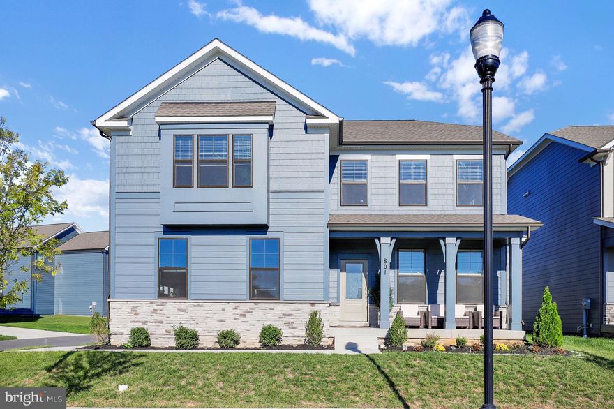 ********OPEN SUNDAY - 10/12, 12-2PM--- DON'T MISS THIS ONE!!!
ONE OF A KIND IN RENN QUARTER - PREMIERE CORNER LOT WITH SIDE ENTRY 2-CAR GARAGE, GREEN SPACE IN FRONT AND BEHIND, AND FULLY-FENCED REAR YARD!!!  Discover your dream home with this Summit Floor Plan.  This magnificent, 6 Bedroom, 5 Full Bath, 4,192 sq ft, move in ready home is meticulously designed for modern living.  Including the extremely desirable bonus living room/loft on the second floor with Mountain Views and glorious sunsets. Perfect for office space, kid’s playroom, or family lounge.  In addition to the upstairs loft, the owner’s suite doubles as an adult oasis, a perfect place to relax, with views of open, protected land, and close-by Carroll creek. The en-suite bathroom features an oversized shower with separate soaking tub and large walk-in closet. Two more spacious bedrooms round out the second level, both showcasing walk-in closets. The third spare bedroom doubles as a princess suite, complete with walk in-closet and private en-suite full bathroom. Downstairs, an open and inviting kitchen and family room screams entertainment. The gourmet kitchen with white easy-close cabinets has accentuated stainless steel appliances, a built-in wall oven and microwave, hood vent, quartz countertops, and a trendy herringbone, mosaic glass backsplash. A separate formal dining room which can double as an office or main level guest bedroom with full bath complete the main floor. A short trip down to the finished, walk-up basement opens to a beautifully finished rec room; large enough for all your entertainment needs. Around the corner, a larger basement bedroom and full bathroom complete your lower level. If that's all not enough, the attached 2-car, side loading garage features a fast Tesla car charger.  Finally, this oversized corner home faces a large open space, and is a short walk from to the community pool, gym dog park, and tot lot.  HURRY!  COME MAKE THIS AMAZING 6 BEDROOM, 5 FULL BATH HOUSE, LESS THAN 1 MILE FROM THE HEART OF DOWNTOWN FREDERICK, YOUR NEW HOME!!!!  
****MORTGAGE SAVINGS MAY BE AVAILABLE FOR BUYERS OF THIS LISTING***