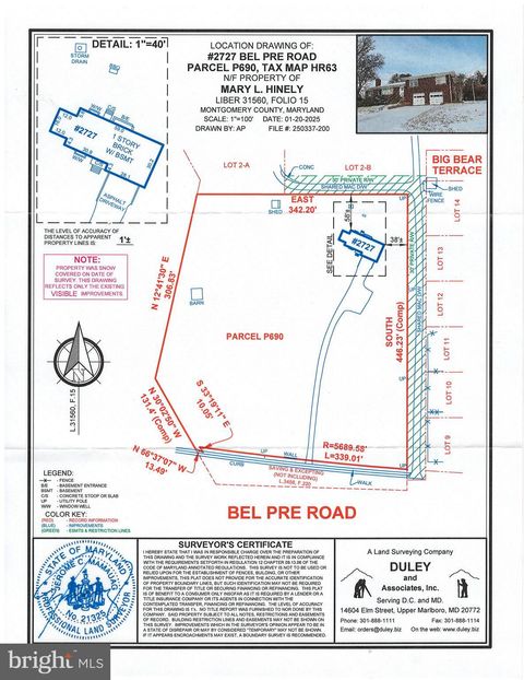 2727 BEL PRE ROAD SILVER SPRING MD 20906