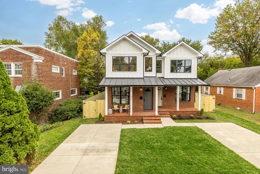 OPEN HOUSE CANCELED. Welcome to 417 E Nelson Avenue, a thoughtfully designed new construction home perfectly located just one block from Mt. Vernon Avenue in Del Ray. This residence blends modern comfort with timeless style in one of Alexandria’s most sought-after neighborhoods. The main level features an open-concept design with abundant natural light and a chefs kitchen highlighted by a 9-foot island, premium appliances, and custom cabinetry. The seamless flow into the dining and living areas creates an inviting setting for everyday living or entertaining. On the lower level, a wet bar, guest suite, and versatile recreation space provide flexibility for hosting, relaxing, or working from home. Upstairs, spacious bedrooms, including a tranquil primary suite, offer comfort and privacy. Outside, an expansive fenced-in yard offers rare outdoor space in Del Ray, while the convenience of off-street parking enhances everyday ease. Steps from local dining, cafes, boutiques, and the Del Ray Farmers Market, this home delivers the perfect combination of new construction and neighborhood charm.