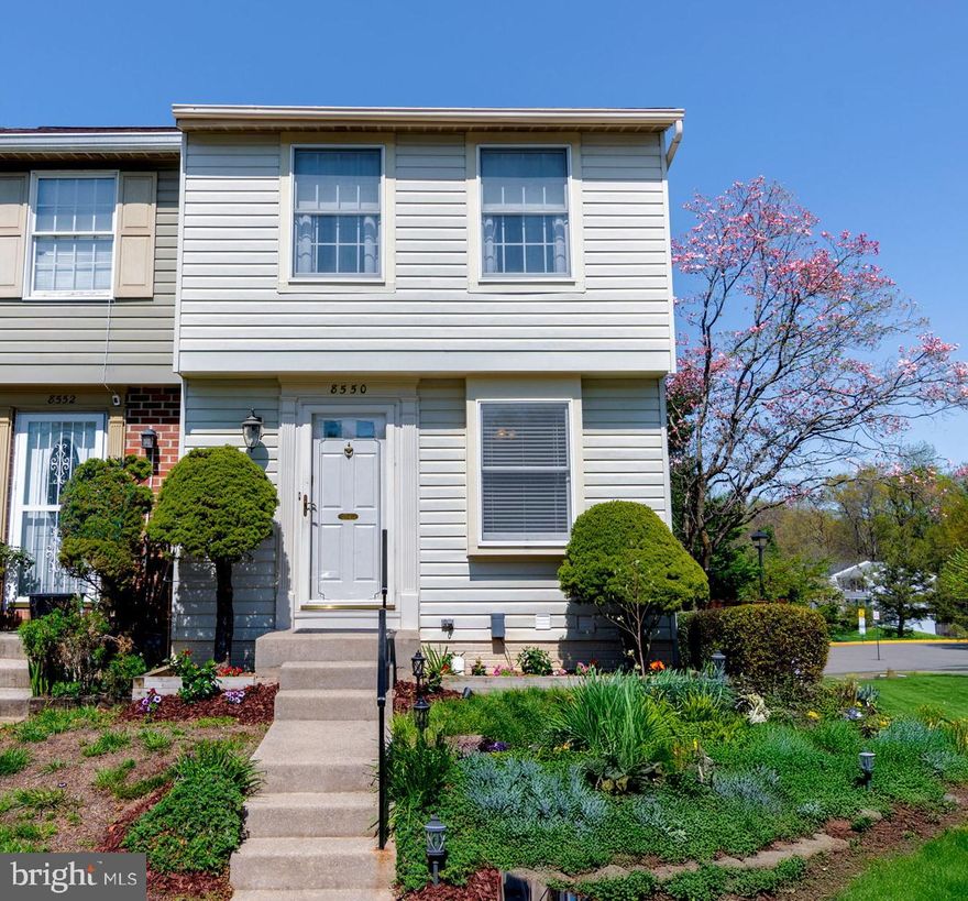 Don't miss this meticulously maintained, end-unit townhome offering 2 spacious bedrooms, 2 full bathrooms, and a flexible lower level that can easily serve as a home office, third bedroom, or recreation room. The main level features ceramic tile in the foyer and kitchen and gleaming hardwood floors with a seamless flow between the dining and living areas, perfect for entertaining or everyday living. From the living room, step through the elegant French doors to the outside onto the expansive deck — ideal for grilling, relaxing, or enjoying the outdoors. The lower level boasts a cozy brick fireplace and a walkout to the stunning flagstone patio, creating a private outdoor oasis for morning coffee or evening gatherings.
Additional highlights include a new roof (2023), HVAC (5-6 years old), basement bathroom (2024) and fresh paint throughout. Conveniently located near major commuter routes, including Fairfax County Parkway, I-95, Rt 1, Lorton VRE, shopping, dining, parks and so much more. This is one you don’t want to miss. Schedule your showing today!