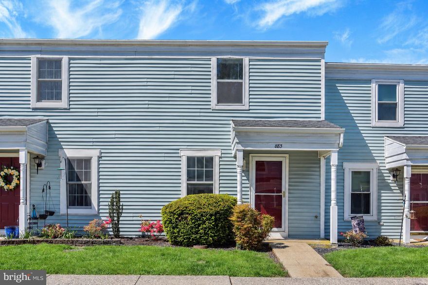 Welcome to 883 Old Silver Spring Road! An inviting, move-in ready townhome located in the highly sought after Mechanicsburg Area School District.

This is your opportunity to make homeownership a reality! This 2 bedroom, 1.5 bathroom home has been thoughtfully updated with luxury vinyl plank flooring & brand new carpet throughout. The main level features a spacious living room & an open kitchen complete with a large pantry for ample storage. Just off the kitchen you'll find a patio perfect for grilling & a convenient 1/2 bath.

Upstairs you'll find two generously sized bedrooms, including the primary bedroom with two closets for plenty of storage, & a full bathroom.  The unfinished basement offers just under 500 square feet of additional space, ideal for storage, a home gym, or future finishing to expand your living area.

Home ownership has never felt so easy! The association takes care of exterior maintenance, lawn care, snow removal, & even trash. You'll love being just minutes from everything the Carlisle Pike has to offer including Wegmans, Target, Walmart,  & Sam's Club. Plus, this home is located near the Naval Base & downtown Mechanicsburg.

Experience the comfort & convenience for yourself.  Schedule a showing today!