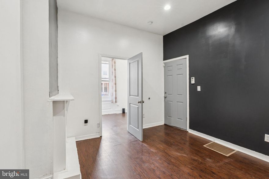 Welcome to this spacious 2-bedroom, 1-bath first-floor apartment with central air and a private back patio, perfectly located in the heart of North Philadelphia. Enter into an open-concept kitchen, living, and dining area featuring high ceilings, and recessed lighting. The kitchen is outfitted with all-electric stainless steel appliances, a subway tile backsplash, and plenty of cabinet space. Both bedrooms are well-sized, with the front bedroom receiving an abundance of southern light and the rear bedroom having access to the EXPANSIVE rear patio -- a perfect space for relaxation or outdoor gatherings. The unit includes in-unit laundry plus access to the basement for additional storage. Just steps from SEPTA bus route 23 and within walking distance to the Broad Street Line, this location is especially convenient for students and professionals looking to be close to Temple University. Schedule a showing today!