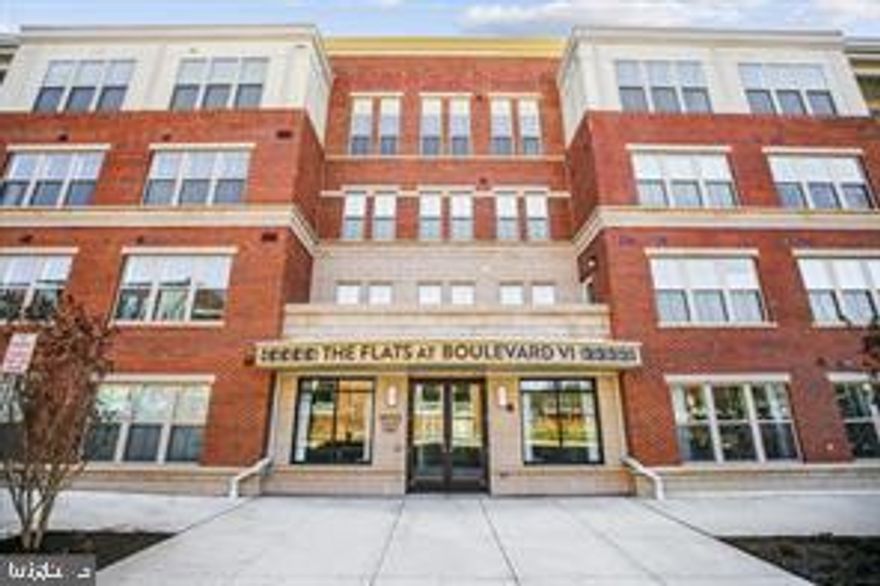 Welcome to The Flats at Boulevard VI , Built in 2022 **Building has secure access. bright condo in the City of Fairfax!! 2 BR & 2 Bath** 9 foot ceilings & hardwood  Floors entire house** Upgraded Stainless refrigerator, White cabinet w/ double soft close drawers, Quartz counter top with backsplash,  a private in-unit washer and dryer, 1 assigned parking, Each floor has a recycling and trash room. Amenities include: a resort style courtyard with an outdoor pool, outdoor grilling and dining terrace, , Fire pit, Seating and garden area, Convenient year-round locker room and shower area, Fitness Center with cardio and weight equipment, Party Room with catering kitchen, Club Room with large screen TV, Spacious package room for each lobby, Full-time manager and underground secure parking. Convenient location, close to restaurants, shopping and major commuter routes such as 495, 66, 50 & 29**  NEED NOTICE 2 HOURS -  TENANTS  OCCUPIED***LOCKBOX  LOCATED SIDE OF  GARAGE ENTRANCE*** 
***ALSO   FOR SALE  AVAILABLE***