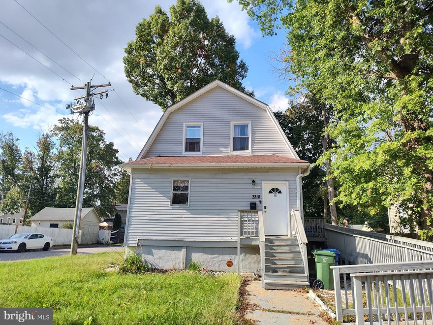 Fully renovated corner lot property, 5 BR 2 BA, open floor plan, double sink, stainless steel appliances, granite counters, large bedroom and full bath on main level, fully finished basement, central AC, lots of yard space and street parking.  Property is currently rented, call for details and to schedule a showing.