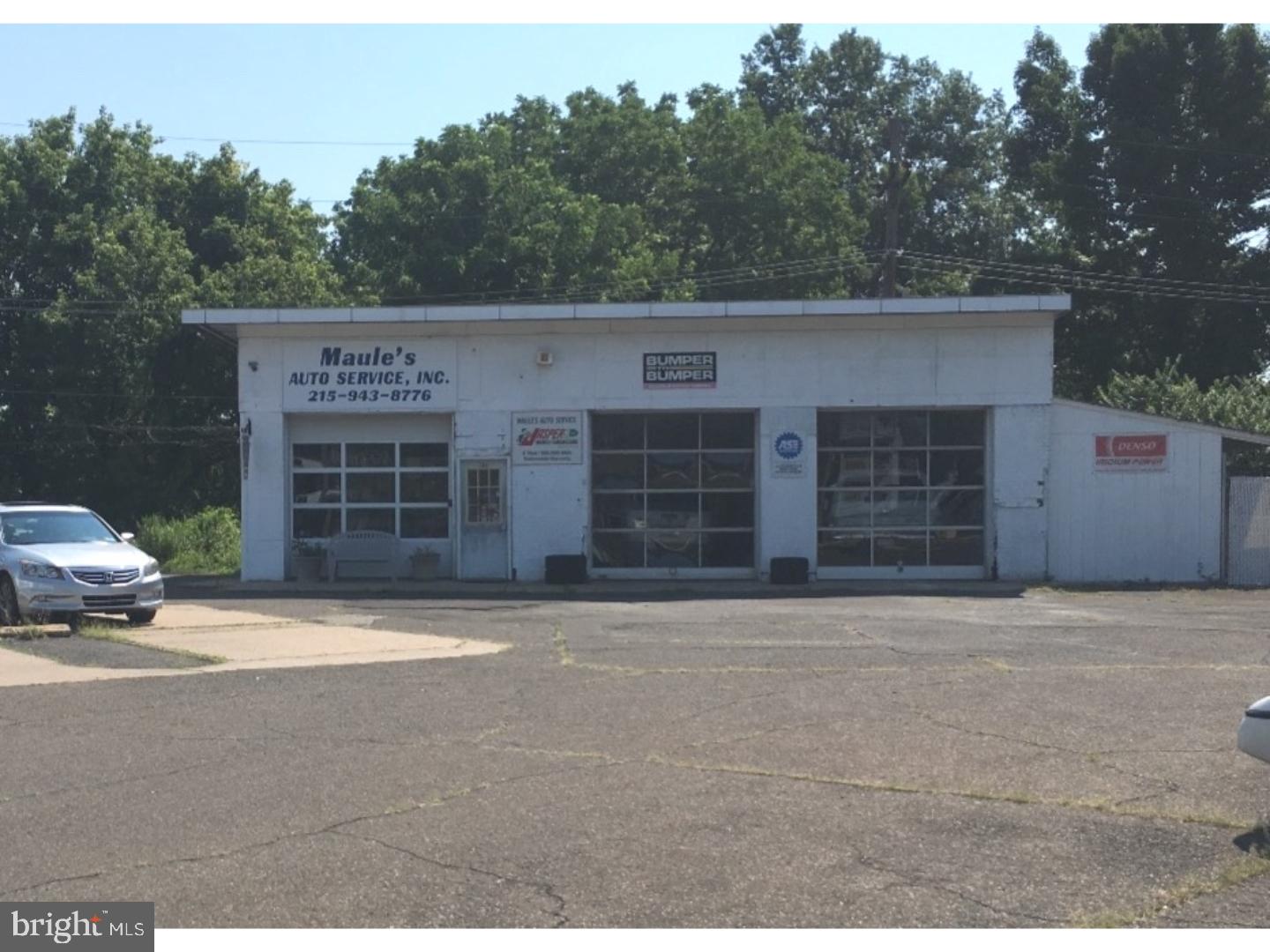 Amazing opportunity to own a Falls Twp Commercial Property at a very reasonable price!  3 Bay Automotive Repair Garage located on high traffic road with high visibility.  Small business is growing, so get in on the action!!  All your equipment is included, so turn the key and your ready to roll.  Rear fenced yard approx. 110' x 40'.  SHOP EQUIP INCLUDED:  Coats rim clamp 5060E tire changer, Snap On 250 wheel spin balancer, wall rack of wheel weights, World Wide Environmental PA Emissions machine for OBII, RTI Transmission fluid flush machine, Back up generator, Two above ground lifts, Pedestal grinder w/wire wheel, 12 ton hydraulic press, Oxygen & Acetylene tanks, hose & handle, Wayne air compressor, Robin Air a/c machine, 2 s/s benches.  All parts inventory gates belts, Phillips bulbs, oil filters, hose clamps, Rogo rack assortment wheel lug nuts, door lock clips, Christmas tree clips, drain plugs, electrical connectors, Quincy compressor (needs bit of repair), Bench top drill press, metric & standard bolt wall rack, Parts washer, Snap On brake lathe, 55 gal bulk oil 5W30, w/rotor pump, 300 gallon waste double wall oil tan, 500 gallon bulk oil tank/bench w air pump, ceiling mounted oil reel, wiper assortment blades, engine crane, head light aimer, Strut press, Transmission hydraulic jack, mechanical hand spin jack, floor jack, jack stands, bottle jacks, 30 gal oil caddy, brake flush equipment, Snap On battery charger, 2 Dayton natural gas heaters, refrigerator, microwave, surveillance cameras w DVD monitor.  Alternatively, if you wish to lease the property that is an option as well!  39,000 up front and 3,900 month rent and you're in business.  Remember... ALL. equipment is included   just bring your own tools & box!
