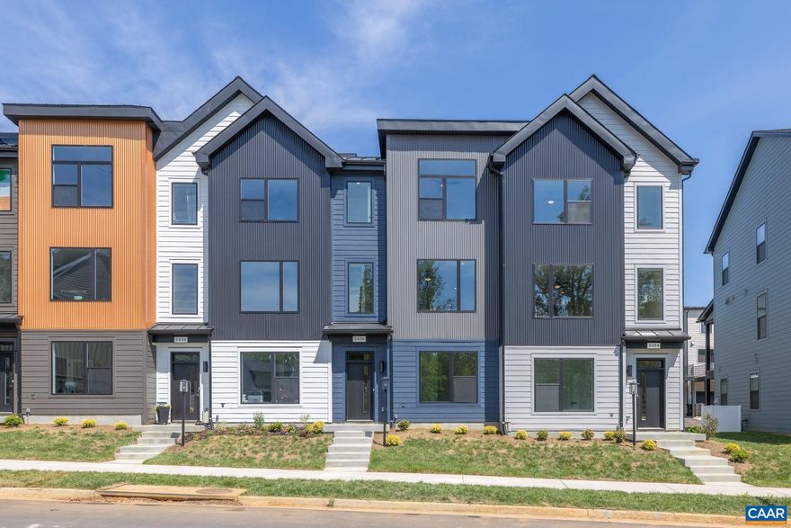 Ready to occupy. Actual photos.  The Avon is a modern townhome thoughtfully designed for everyday comfort and flexibility. On the entry level, you?ll find an included study, a full bath, and a 2-car garage. Upstairs, the main level offers a bright and open layout, with large windows that fill the space with natural light. The L-shaped kitchen features ample cabinetry and a convenient pantry, flowing seamlessly into the dining area and great room. A tucked-away nook off the kitchen adds flexibility?perfect for a home office or additional storage?while the rear deck expands your living space outdoors. The top level features a spacious primary suite with a walk-in closet, along with two additional bedrooms, a full hall bath, and a centrally located laundry room.  Old Trail is set against the Blue Ridge mountains steps from dining, coffee shop, ACAC Gym, golf course, schools and more! Every home is Pearl Certified and HERS scored by a third party to ensure quality, comfort, & energy efficiency.,Granite Counter,Maple Cabinets,Painted Cabinets,White Cabinets