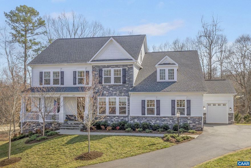 Stunning Custom Home situated in a Prime location in Glenmore.  Private, wooded homesite at the end of  the cul-de-sac with a level backyard and beautiful views of the golf course and Carroll Creek nature trails. This gorgeous home offers the best of both worlds-a newer home in a peaceful, established location in Glenmore and an easy walk or bike ride to The Club at Glenmore. With over 6,300finished sq. ft. and featuring 7 bedrooms and 6.5 bathrooms, this home has room to spread out, expand or live in a multi-generational household (first floor guest suite as well as guest suite in the finished terrace level). The gourmet kitchen is amazing with loads of cabinets, Quartz countertops, huge pantry and amazing sunroom. Other custom features include: first floor library/study, gorgeous flooring and trim detail, 3 car garage, luxury owner suite with sitting room, deluxe bathroom, custom closets, finished attic (4th floor) study and reading room, fully finished terrace level with custom bar, theatre room, bedroom suite and exercise room. One of the best locations in all of Glenmore.,Granite Counter,Maple Cabinets,Fireplace in Family Room