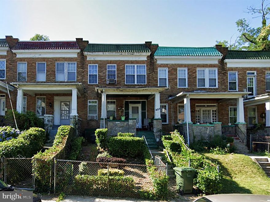 ONSITE AUCTION: Bidding begins 06/27/2025 @ 11:50 AM. List Price is Suggested Opening Bid. Deposit: $7,000. TO BE HELD AT THE PROPERTY LOCATED AT 4017 Fairview Ave. Baltimore, MD 21216. BIDDERS MUST HAVE THE ADVERTISED DEPOSIT ON-SITE IN THE FORM OF CERTIFIED FUNDS. THERE IS NO ONLINE BIDDING FOR THIS AUCTION. NO ACCESS PRIOR TO THE AUCTION.

Auction Location:
4017 Fairview Ave. Baltimore, MD 21216