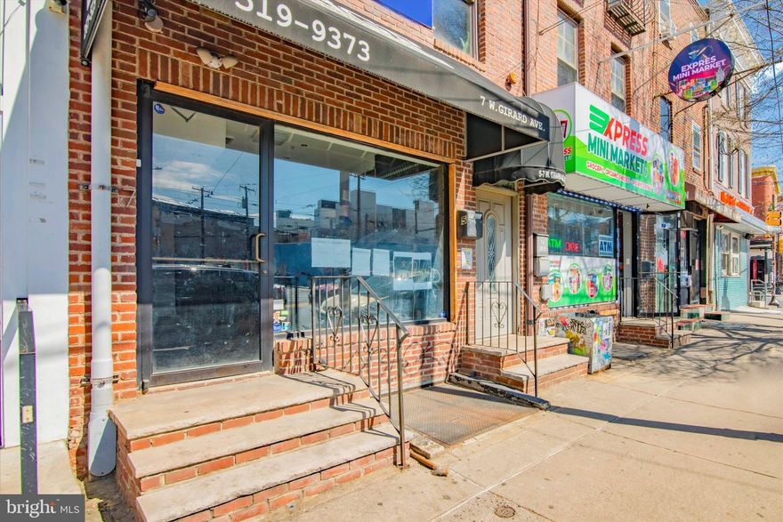 Located at the intersection of HOT W Girard & Frankford Ave is 5-7 W Girard Ave- a prime commercial property for sale!  This is an opportunity to own a piece in one of Philadelphia's most vibrant and eclectic neighborhoods, Olde Kensington. With over 3,000/SF of space featuring 2 residential units and 2 commercial units - 100% tenant occupied! Second and third floor offers 2 updated residential units both 2 beds and 2 FULL baths. Featuring hardwood flooring, modern kitchens, granite countertops, stainless steel appliances, private balcony and in-unit laundry. Location is easily accessible, with public transportation just steps away, and is surrounded by an abundance of shops, restaurants, and other businesses with continued growth and development on every block. Making an excellent long-term investment for savvy investors looking for an opportunity to secure a foothold in the area. Don't miss out on this opportunity to own a fantastic commercial property in one of Philadelphia's hottest neighborhoods!
