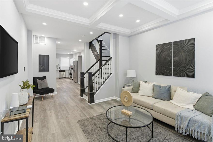 Located in the Mondawmin neighborhood, this recently renovated rowhome blends classic charm with modern updates. The home offers a solid layout with great natural light and a comfortable flow that works well for everyday living and entertaining.
Inside, you’ll find spacious living areas, three well-sized bedrooms, and a convenient half bath on the first floor. The layout is functional and thoughtfully designed, making daily living easy.
Out back, the low-maintenance yard provides just enough outdoor space to enjoy without the upkeep. Street parking is readily available, making day-to-day living easy for both residents and guests.
Conveniently located near Coppin State University and public transportation, this home is eligible for down payment assistance and grant programs (buyer eligibility and lender participation apply). Solid space, good layout, and city living done right.