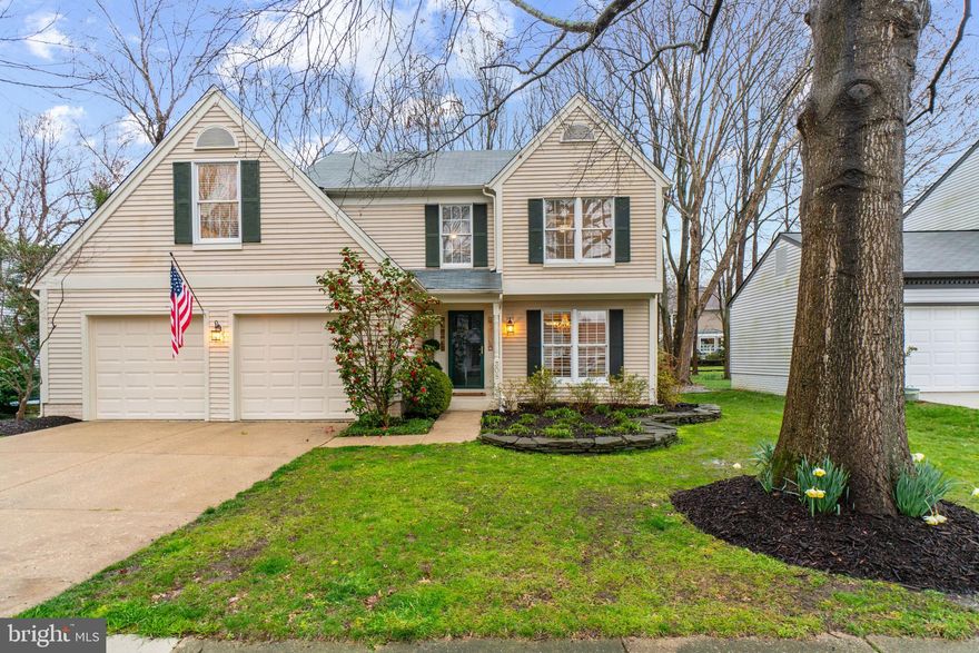 Welcome to this charming Colonial home nestled in the desirable Annapolis community of Hunt Meadow. Situated on a quiet street, this residence boasts a serene ambiance and offers a perfect blend of comfort and style.  Upon entering, you're greeted by a bright interior that exudes warmth and hospitality. The main level features a thoughtfully designed layout, including a dining room adorned with sliding barn doors that seamlessly transition to the living room, currently utilized as a playroom but adaptable to an office space as per your preference.  The heart of the home, the kitchen, showcases modern elegance with quartz countertops, ceramic tile backsplash, and stainless steel appliances, complete with a gas range. Adjacent to the kitchen is a cozy breakfast nook, ideal for casual dining. Conveniently located nearby is the laundry room, equipped with various storage solutions.  The family room is a welcoming retreat, highlighted by a vaulted ceiling adorned with skylights, a ceiling fan, and a wood burning fireplace, perfect for cozy gatherings. Step outside to the screened porch, featuring new composite decking and a beadboard ceiling with a ceiling fan, offering a tranquil space to relax and unwind. Ascending to the upper level, you'll find a hallway full bathroom with a shower/tub, along with three bedrooms, including the primary suite. The primary suite boasts an ensuite bathroom with a double vanity and shower/tub, as well as a walk-in closet. A unique feature of the primary suite is the walk-through closet leading to a bonus area, offering endless possibilities such as an office or gym.  The unfinished lower level presents limitless potential, allowing you to customize the space to suit your needs and preferences. The exterior of the house has been meticulously maintained, with two car garage, exquisite landscaping, irrigation system and back patio.  In addition to the exceptional features of the home, the Hunt Meadow community offers amenities such as a community pool, tennis courts, and a path to Quiet Waters Park. Enjoy privacy and tranquility while still having easy access to downtown Annapolis, Eastport, shopping, restaurants, and commuter routes.