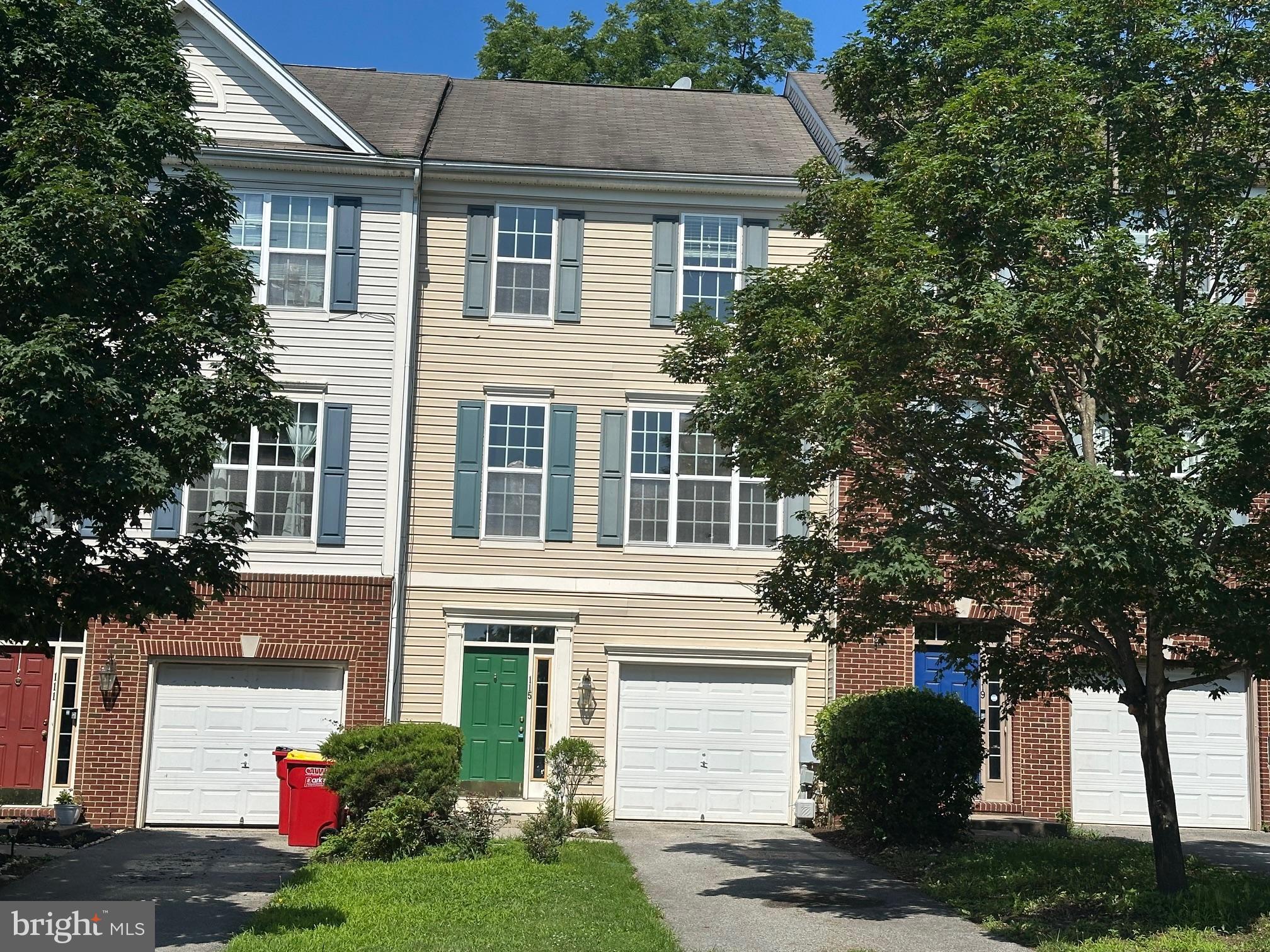 Interior town home, 3BR, 2 1/2 bath, with over 2,220 finished square feet in the highly desired community of Colonial Hills Subdivision. 3 levels: Main level with foyer, half bath, laundry, rec room with sliding glass door to rear yard, potential 4th bedroom and a 1 car garage. Second level consists of a large living room, eat-in kitchen and sunroom/breakfast room. Third level consists of the master suite with walk-in closet/bathroom with soaking tub/dual vanity/separate shower, hallway full bath and two additional bedrooms. Located just directly across from Morgan's Grove Park and close proximity to Historic Shepherdstown, Shepherd University, Potomac River, shopping at many local retail shops and restaurants. Prepped and ready for your immediate occupancy.