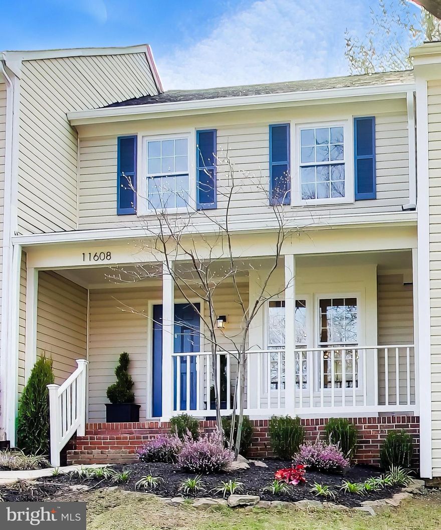 Welcome to this beautifully renovated, sun-drenched modern townhouse in the heart of North Potomac, located in the highly coveted Thomas S. Wootton High School district and just a short walk to Travilah Elementary School.

Thoughtfully reimagined with elegant finishes and contemporary design, this home offers a seamless blend of comfort, style, and functionality across three beautifully finished levels.

A charming front porch welcomes you into the main level, where sunlit spaces flow effortlessly from the elegant dining area into the spacious living room. The designer kitchen is a true centerpiece, featuring soft-close shaker cabinetry, quartz countertops, and brand-new smart Samsung appliances. Rich hardwood flooring runs throughout the entire home, creating a warm and cohesive living experience.

Just beyond the living room, step out onto the newly built Trex deck, perfect for morning coffee, summer barbecues, and relaxed evenings with family and friends.

Upstairs, the serene primary suite offers a private retreat with a beautifully appointed spa inspired bathroom featuring marble tile and modern fixtures. Two additional bedrooms and a stylishly updated hallway bath provide generous space for family, guests, or a home office.

The fully finished lower level expands the home’s versatility with a dedicated office or study, an inviting secondary living area ideal for movie nights or entertaining, a full bathroom, laundry room, and additional storage.

Recent improvements include a new roof, new insulation, fresh paint, new flooring, new front windows, a new front door, new washer and dryer, recessed lighting, modern fixtures, and the newly constructed Trex deck.

The fenced backyard backs to a peaceful tree line, offering privacy and a tranquil natural setting rarely found in townhome living.

Residents enjoy community amenities including a swimming pool, tennis courts, playground, and jogging paths, all conveniently located near I 270 and I-370, with easy access to premier shopping, dining, and everyday conveniences.