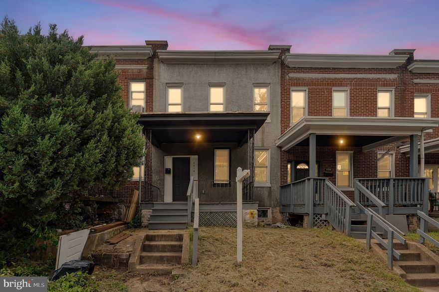Why rent when you can own this charming home for less? 

Welcome to 2316 Cedley St—a move-in ready gem nestled in the heart of Baltimore for just $120,000. Perfect for first-time buyers or savvy investors, this property offers unbeatable value with the potential to build equity while paying less than typical monthly rent. Featuring fresh updates and a clean, comfortable layout, this home is ideal for anyone looking to start their homeownership journey without breaking the bank. Located in a neighborhood with ongoing revitalization, this is your chance to get in early and grow with the community. Grant programs and down payment assistance are available—making it even easier to own. 
Whether you’re tired of renting or ready to make your first smart investment, 2316 Cedley St offers the affordability, convenience, and opportunity you’ve been waiting for.