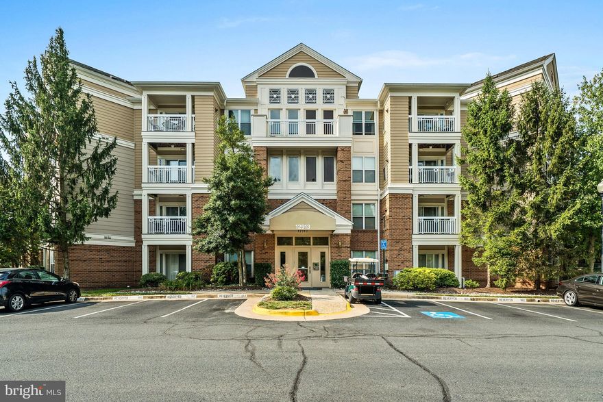 Beautiful BRIGHT CORNER Renovated 1140 SqFt Condo with ELEVATOR and ASSIGNED GARAGE SPACE & 2ND Additional Reserved Parking! 2 Bedroom 2 Bath UPDATED Condo. Relax on Private LARGE WRAP AROUND CORNER Balcony or in front of Living Room Gas Fireplace. Just Completely remodeled Kitchen, NEW Granite Counters/ Breakfast Bar, NEW Stainless Steel Appliances, NEW Backsplash, NEW Ceramic Tile, NEW Lighting. Kitchen has ample storage. Living Room and Dining Room Feature Hardwood Floors, Recessed Lighting, Gas Fireplace. Both Bedrooms have NEW Carpet and Ceiling Fans for added Comfort.  Master Bedroom Dual Closets with Walk-In Closet. Fresh Paint. Immaculate Condition. Bright Corner Unit with lots of windows.  Unit faces South and West to Trees & Pool.  INCLUDES 1-Assigned GARAGE Parking Space #56 & also 1-Reserved Parking Space in Parking Lot in Front of Building 12913!!! Close to 267, Dulles Airport, Shops/ Restaurants, Worldgate Shopping Center, Starbucks, Sport & Health, Downtown Herndon, Reston & Herndon Metro. Enjoy the 2 Community Pools, Clubhouse, Walking Trails, Tennis Courts. MOVE IN READY MAY 1!