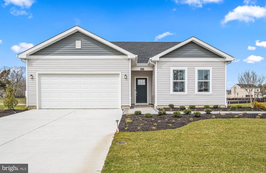 PRICE IMRPVEMENT NEW CONSTRUCTION EASTERN SHORE!  You are going to love Homesite #D153 in Lakeside at Trappe! This homesite is in a fantastic location near green space and around the corner from the community pool, sport courts, and more! This one-level Hanover single-family home is an absolute must-see! In addition to the 3 bedrooms, 2 full bathrooms, and 2-car garage, this home offers a stunning open concept design with oversized kitchen island, granite countertops, and a luxurious owner’s suite with spa-like bathroom. Embrace the charm of Maryland’s Eastern Shore. The community currently offers a pool, bathhouse with fitness room, clubhouse, trails, tot lot and dog park. Playground and racquet sports courts are planned to open soon, and a lakeside experience is also in the works. Easy access to local dining, shopping, historic sites and waterfront activities. Conveniently located near Easton, Cambridge and Ocean City MD is only a one-hour drive and Annapolis MD is only 45 minutes.  Ferry Point Marina is nearby where you can launch and service your boat for a day on the bay!

Prices, dimensions and features may vary and are subject to change. Photos are for illustrative purposes only.