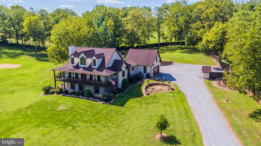 Instantly breath-taking, extremely well-maintained home, perfectly sited on a spacious 4.31 acres of fully fenced property with deeded river access.  This move-in ready 4 bedroom, 3.1 bathroom home features a main floor master bedroom with a beautiful en suite bathroom, an eat-in country kitchen with adjoining dining room, and a delightful family room designed around the fireplace, with pitched ceilings and natural daylight through numerous windows.  Two well-sized bedrooms overlook the family room.  Climate-controlled garage and finished space above can flex to your needs.  Unfinished walkout basement features studded rooms ready for finishing touches and a plumbed bathroom.  Most appliances/utilities have been replaced within the past five years.  Horses allowed.