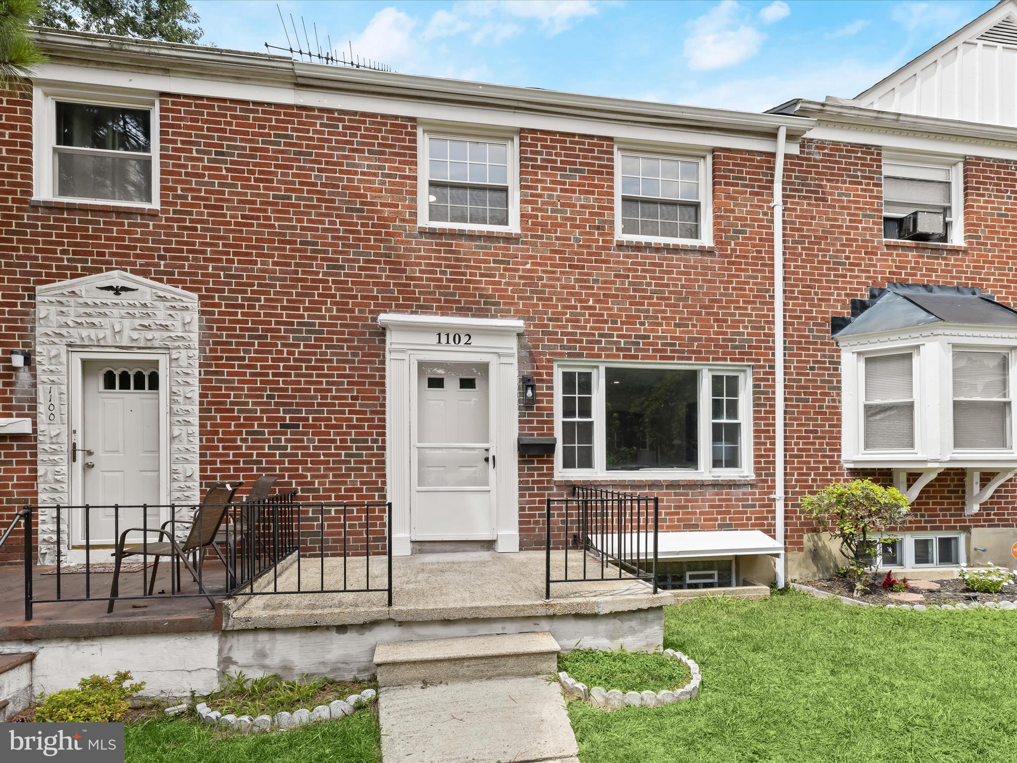 Welcome home to this impeccably updated Glen Oaks townhouse, where modern elegance meets timeless charm. From the manicured front yard to the landscaped, fenced-in backyard, every detail has been thoughtfully designed for comfort and style. A blend of open and traditional floor plans provides the perfect balance of privacy and flow, ideal for both everyday living and entertaining. Step into the spacious living room featuring custom-built-in bookcases, a picture window that floods the space with natural light, recessed lighting, and rich walnut color-stained hardwood floors. The adjoining dining room offers an inviting setting for meals and gatherings, showcasing a neutral color palette and peaceful views of the surrounding greenery. The gourmet kitchen is a true highlight, complete with 42” soft-close cabinetry, quartz countertops, stainless steel appliances, and designer hardware and fixtures. Upstairs, the primary bedroom is a serene retreat with generous natural light, a double-door closet, and continued hardwood flooring. Two additional bedrooms, two hall closets, and a beautifully updated hall bath with a soaking tub and ceramic tile complete the upper level. The fully finished lower level features luxury vinyl flooring, a spacious family room, a versatile office or potential fourth bedroom, a full bath, and walk-out access to the rear yard, ideal for guests or extended living. Conveniently located near I-95, I-695, and I-83, this home offers easy access to all that Baltimore has to offer. A must-see property that perfectly balances sophistication and functionality!