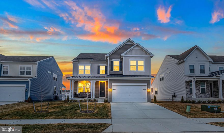 Located in the heart of the fast-growing and vibrant Middletown area, this home offers an exceptional blend of convenience, comfort, and community. Enjoy unbeatable proximity with Weis Market and Chipotle just 2 minutes away. Target, Sprouts, and First Watch only 7 minutes from your doorstep. Cedar Lane Elementary School (Appoquinimink School District) is just 2 minutes away, while Middletown's Main Street, featuring Walmart, Home Depot, and other core retailers, is only a 10-minute drive. With easy access to Routes 13, 301, and Route 1, you are perfectly positioned just 20 minutes from Christiana Mall, Costco, Trader Joe’s, and a wide variety of restaurants and attractions. The community offers a welcoming lifestyle with a playground, dog park, and winding walking trails that create a true neighborhood feel.  

The upgraded exterior elevation features a charming front porch, perfect for enjoying sunny afternoons, quiet mornings, or cozy neighborhood moments on cool fall evenings. This beautifully upgraded Knoxville model showcases the sought-after Farmhouse interior package, blending modern serenity with classic farmhouse character.

The home offers generous living spaces with tall ceilings and large windows allowing abundant natural light allover the house. Plenty of storage spaces throughout the home, with exceptional closet space on every floor, including room for linens, towels, seasonal items, toys, coats, and more.  The kitchen and home are fully equipped with upgraded appliances, including a French-door refrigerator, smart Wi-Fi-controlled microwave, dishwasher, oven and stove, plus an additional built-in oven with air-fryer functionality.
 
 A rare highlight of this property is the oversized flat backyard, centrally located within the community and set far from rear neighbors. The yard overlooks expansive greenery and mature trees, offering privacy, peaceful views, and a true connection to nature. The backyard has been professionally maintained, aerated, and seeded.