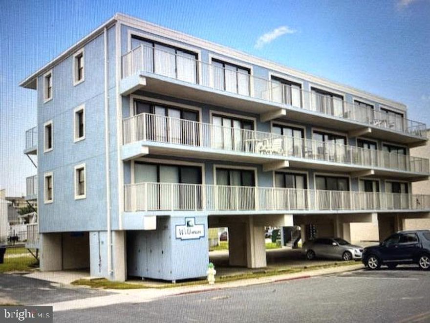 Beautifully decorated unit.  On the First floor.  Ocean Block With Gorgeous Views from balcony and dining room window.  You can hear the oceans roar and breathe in the Oceans soft scent.  Large Kitchen with smooth top range, dishwasher, garbage disposal, stainless steel refrigerator  new July 2020 and pantry and a kitchen bar with stools and storage.  Ceramic tiles throughout the unit with some area rugs. New dining room table & sleeper sofa.   Bedrooms have neutral carpet.  The Master bedroom has a queen size bed and generous  dresser, tv and night stands.  There are also sliders to the balcony ocean side.  The 2nd bedroom has a full bed with a twin above it.  TV and good size closet and a slider to the back balcony.  HVAC new 2018.  Electronic Thermostat adjust from anywhere wifi enabled.   Comcast at unit.   Don't miss this Home.  Guaranteed to be love at first sight.   No place like Ocean City When you have the comforts of home.  Pack your bags and enjoy your best summer ever.  The dunes and beach are just steps away.