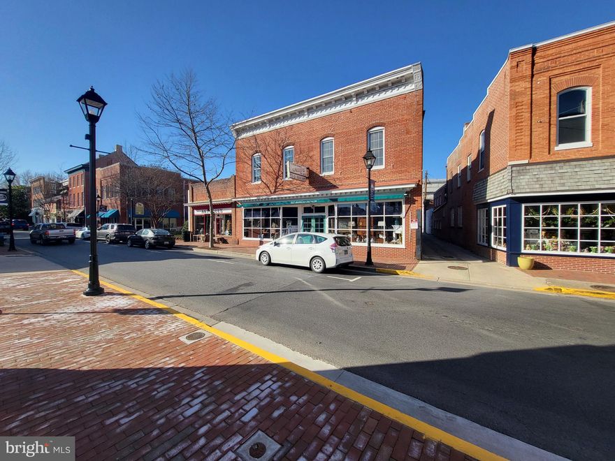 Classic brick downtown Easton Building that has been home to several long tenured successful businesses.  Loads of potential on the ornate and wide open second floor.  Move your business there to enjoy all the downtown foot traffic.  The space is much larger than it appears.