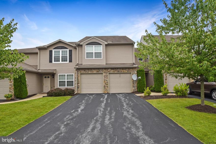 Well maintained 3-Bedroom Townhouse Near Penn State Hershey Hospital with fantastic amenities! This neighborhood boasts a community pool, tennis courts, basket ball courts, playground, community center, etc. Ideally located just minutes from Penn State Health Milton S. Hershey Hershey Medical Center, Lower Dauphin schools, Hershey Park, the Tanger Outlets, dining, entertainment, and so much more! This home has an updated kitchen, two car garage, open concept first floor and spacious bedrooms upstairs. This property makes for a great place to raise a family or a great investment opportunity. Property is currently tenant occupied providing immediate cash flow if you wish to keep it as an investment property!