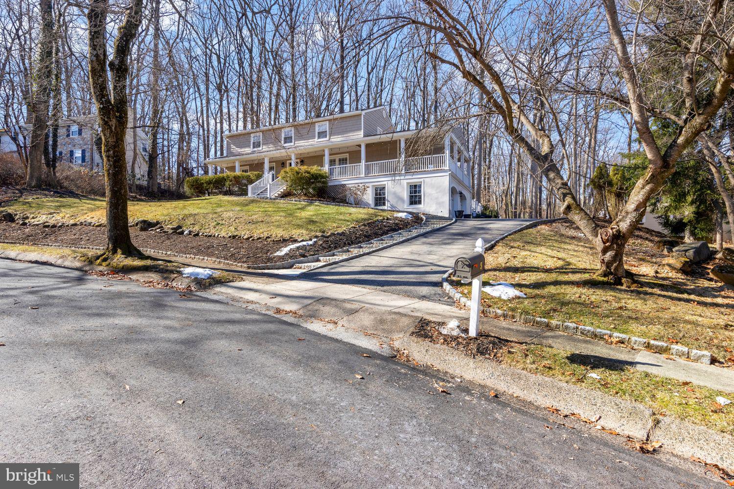 Welcome to 5 Crestview Circle, Wayne! This charming Colonial-style home is situated on a serene cul-de-sac and features 4 bedrooms and 2.5 baths, along with numerous delightful attributes. Enjoy the abundant natural sunlight that fills the well-maintained and thoughtfully renovated and or refreshed interior, offering a blend of modern updates and classic features. The spacious formal dining room and large living room are perfect for gatherings and entertaining, while the cozy family room features a fireplace for those chilly evenings.
The heart of the home is the windowed kitchen, showcasing quartz countertops, a convenient kitchen island, and stainless steel appliances, including a built-in range and refrigerator creating a great place to gather or host guests. Off of the kitchen is the laundry room, equipped with a washer, dryer, and separate sink. On the other side, of the kitchen is a newly added sunroom, which provides a bright and airy space to relax, while the home office offers a quiet retreat for remote work.
Upstairs, the primary ensuite includes a walk-in closet and a beautifully renovated bath. Both full bathrooms feature luxurious Ann Sacks hand-crafted Moroccan concrete tile, adding a touch of elegance. The partially finished basement, with wall-to-wall carpeting, offers additional space, including a versatile craft room that can be adapted to another bedroom or space to suit your needs.
Outside, you’ll find a spacious and level backyard, perfect for outdoor activities, along with a stunning wrap-around porch and a deck constructed with durable IPE wood—ideal for entertaining or enjoying a peaceful afternoon. With a two-car attached garage and ample driveway parking, convenience is at your doorstep. Plus, it's within walking distance to Wayne Elementary, Odorisio, Warren Fillipone, Bo Connor, and Dittmar Parks. Don’t miss the chance to make this lovely home yours!