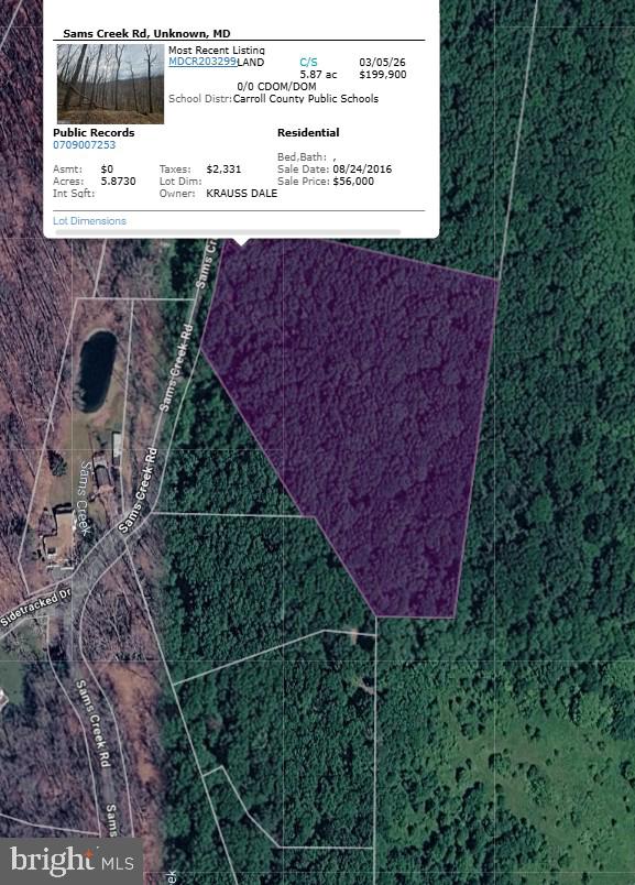 NONE AVAILABLE - Land