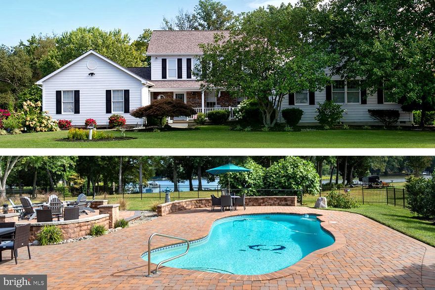 Welcome to 309 Wye Harbor Drive, a stunning waterfront property nestled in the desirable Wye Harbor community of Queenstown, Maryland. With a convenient drive time of only 15 minutes to the Bay Bridge and 20 minutes to Easton, this location offers easy access to Routes 50/301, making it perfect for commuting or enjoying local attractions.

This charming property is strategically positioned close to medical facilities, schools, shopping, entertainment, and a variety of restaurants, providing both convenience and lifestyle.

One of the standout features of Wye Harbor is that it boasts no HOA, covenants, or restrictions, offering you the freedom to truly make this home your own. The property features an impressive 178 feet of pristine shoreline with 4' MLW, providing ample opportunities for water-oriented activities. Mini Magnum Lift 2800.

Inside, you will find a spacious layout, including two primary bedrooms—one on each level—plus a total of five bedrooms and 3.5 baths, ensuring plenty of space for family and guests. The open floor plan is designed for gatherings, with a sunroom that bathes the area in natural light, a screened-in porch for tranquil evenings, and an outdoor deck perfect for entertaining.

The outdoor oasis includes a stunning inground pool and a custom gas fire pit with seating for eight, making this the ideal setting for summer gatherings and cozy nights under the stars.

Recent renovations in 2021 include a new roof, a remodeled kitchen, a tankless hot water system and Water/Right Conditioner adding modern convenience to this lovely home. Additionally, in 2022, the property received custom landscaping and a black-topped driveway to enhance its curb appeal. Looking ahead, a new Carrier HVAC system and updated decking/electrical on the pier were done this year, ensuring that this home remains comfortable and functional for years to come.

This property is not just a home; it's a lifestyle waiting to be embraced. Don’t miss the opportunity to make 309 Wye Harbor Drive your own oasis on the Eastern Shore!