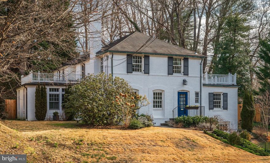 Welcome to 4901 Brookeway Drive, an elegant Sumner home with timeless appeal, offering spacious living areas and a well thought out expanded floor plan. The entry foyer beckons, inviting you to visit the grand living room with fireplace and mantel. The other side of the foyer draws you into the den, with half bath, this spacious den has a view of the front yard, and the other end of the room has a glass door to the flagstone patio and rear yard, and an entry to the kitchen. The gourmet kitchen has granite counters, stainless appliances, breakfast bar seating, a generous breakfast room with French doors to flagstone patio and landscaped yard, the kitchen and breakfast room open to the family room. Formal separate dining room leading through pocket doors to a great room with beamed architectural details and sweeping views complete the main level. The home also boasts hardwood floors throughout the main and second floors. Four bedrooms and three full bathrooms provide comfortable living upstairs. The large primary bedroom has a vaulted ceiling, ensuite bathroom with a double sink vanity, and a dressing area with abundant closet space. The finished basement includes a recreation room and a workout room, full bath, laundry room, utility/ storage room, and exit to garage. The driveway is equipped with an EV charger. Heat pumps, and hot water heater upgraded in 2023. Wired for indoor/outdoor sound system. Situated on a cul-de-sac, it offers easy access to the nearby Capital Crescent Trail providing bike access to both downtown Bethesda and Georgetown, Little Falls Park trails and Westmoreland Hills Park featuring playing fields, playground, and tennis courts. Little Falls Library, public transportation, and brand new Westbard shopping plaza and Sumner Place shops nearby. Do not miss the opportunity to explore this delightful gem!