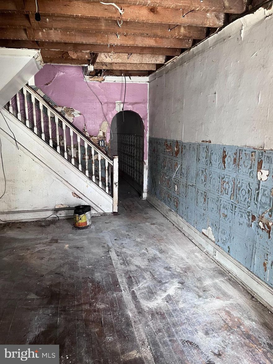 DREAM BIG!!
New investment opportunity in West Baltimore. This end-of-group rowhome features three bedrooms and one bathroom, offering significant potential for investors or buyers looking for a renovation project.

The property is conveniently located near public transportation with easy access to downtown and the Inner Harbor.

The property requires a complete rehab and is being sold strictly AS IS. The buyer is responsible for all inspections and the verification of all information.