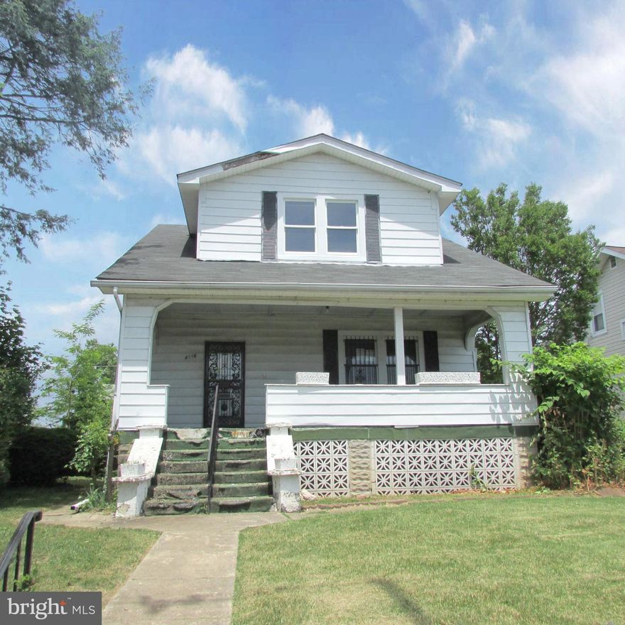 Single family home on a quiet block and bursting with potential is now available. This diamond in the rough will require some SERIOUS T-L-C but if you are up for the challenge, you will be justly rewarded when completed. Check out the comps and see for yourself. I may embellish a little bit from time to time but the numbers don't. 3 generous sized bedrooms upstairs and an addition with a full bath and "Sunroom" style room off the back of the house are just a few of the features. The rest are waiting for you to see in person. No Spoiler alerts here !