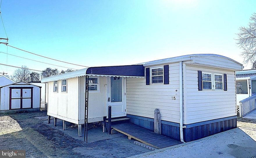 Beautifully Renovated Single Wide in Sought After 55+ Rol Park Village! Open Floor Plan with Over 900 square feet of Finished Living Space Featuring 2 Bedrooms and 1 Bathroom. Updates Include New Windows, New Kitchen with Lots of Cabinets, Granite Counters, New Stainless Steel Appliances, Luxury Vinyl Plank Flooring Throughout and New Paint. Inside Features a Big Kitchen and Spacious Living Room as well as an Enclosed and Heated Front Porch for Enjoying your Morning Coffee. Great Location Close to Shopping, Restaurants and Rt 97. Don't Delay, this Beauty won't Last!