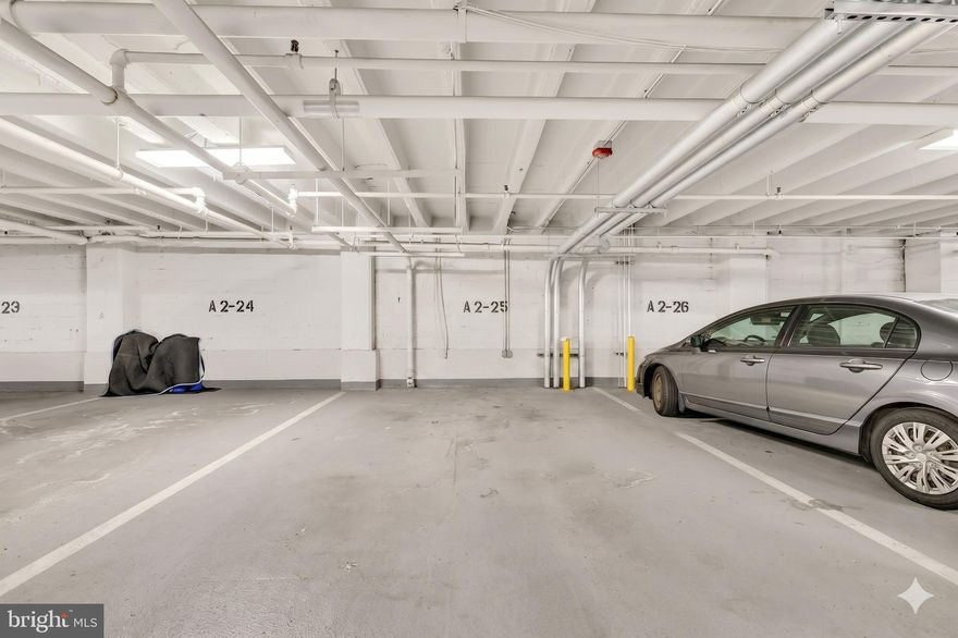 Convenient garage parking spot available for sale at the Greenbriar.