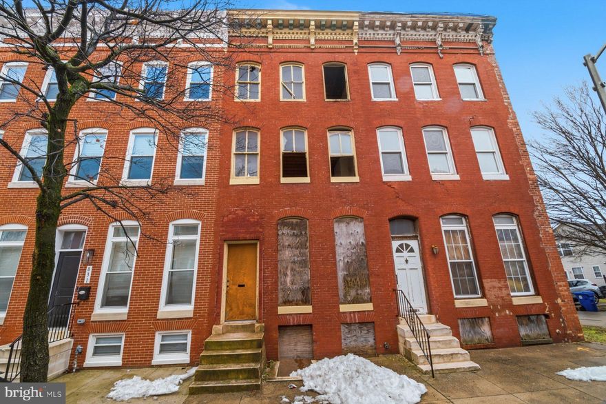 Imagine the possibilities this home in the vibrant Upton neighborhood could offer to anyone who would like to create a home for your family or as an investment.  This home offers four floors of living space waiting to be transformed into the home of your dreams.  The possibilities are endless.  This home is eligible for various grant incentives offered by Baltimore City including but not limited to the Live Near Where You Work Program, Vacant to Value Grant, and more!