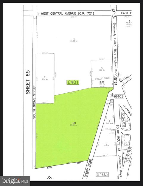 Vacant Land For Sale - S Route 73<br/> HAMMONTON, NJ 08037