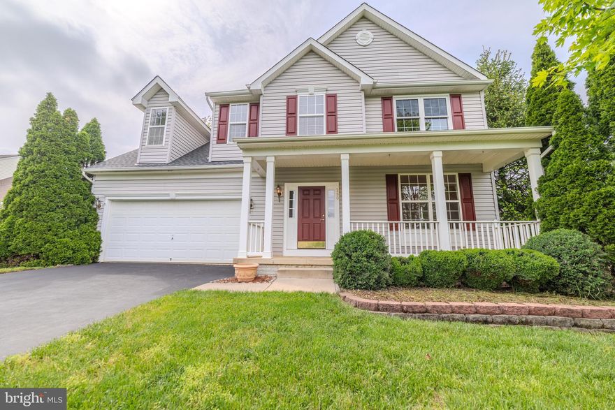 This charming 4 bedroom, 2.5 bath, 3,020 sq. ft. Single Family home built in 2003 and is part of an established neighborhood perfect for families. First floor: family room with access to a backyard deck and yard, kitchen with granite countertops and tile backsplash, breakfast area, dining room, just off the kitchen, and formal living room or office all with hardwood floors. Second floor: master bedroom with walk-in closet and 5 piece bathroom, 3 other bedrooms with shared bathroom, washer/dryer, hardwood floors throughout. Walkout basement: carpeted bonus area and separate storage area. New roof. Separate AC/Heat for 2nd floor and 1st floor/basement. 2 car garage. High-speed Internet. water softener. Storage shed.