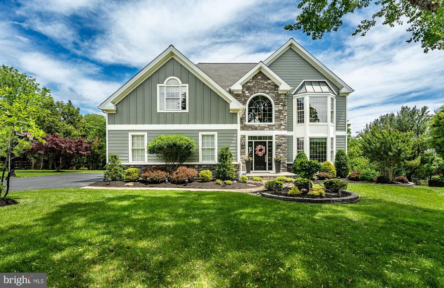 Welcome to your dream home at 1018 Skyline Circle in the highly desirable Methacton School District nestled on a prime cul-de-sac lot! This beautifully renovated home offers the perfect blend of modern taste and everyday comfort. Featuring 4 spacious bedrooms and 3.5 luxurious bathrooms, every inch of this home has been thoughtfully updated from the stone and James Hardie front with AZEK trim and siding on the exterior to the high-end finishes and stylish design throughout the interior. The moment you step onto the flagstone pavers and enter the new front door with side lights into the beautiful two-story foyer with refinished hardwood flooring and an Alabaster bowl chandelier, you will be stunned with the attention to detail. To your right, elegant French doors open to an inviting front living room, which flows seamlessly into a spacious formal dining room with chair rail and crown molding. For a more intimate dining experience, a pocket door allows you to close off the space from the kitchen. Onto the gourmet kitchen which is a showstopper, complete with quartz countertops, custom cabinetry - including glass face upper cabinets with ambient accent lighting adding warmth and sophistication, stainless steel appliances including a built-in wine cooler, soft close drawers and cabinets, marble tile backsplash, a large island that’s perfect for both casual meals and entertaining guests, and stunning MacKenzie-Childs pendant lamps that add whimsical charm to this high-end kitchen. From the breakfast dining area, you will step down into the cozy, sunken family room with new wool carpet (2024), custom built-ins and a wood burning fireplace creating a warm and welcoming environment. Then walk out onto your gorgeous 375 sq. ft. AZEK deck where you can spend countless hours enjoying the view of your immaculately landscaped backyard complete with fire pit perfect for relaxing, gardening, or hosting gatherings. Back inside, a conveniently located powder room completes this floor. Upstairs, you will retreat to the serene primary suite with tray ceiling, sitting room, and an elegantly updated ensuite bathroom featuring a double vanity, porcelain walk-in shower, a soaking tub for the ultimate relaxation, and a convenient walk-in closet with custom organization. Three additional bedrooms on this floor are all generously sized with ample closet space. There are two additional updated bathrooms on this floor each with a shower niche making them aesthetically appealing. The second hall bathroom leads to one of the bedrooms and has a second vanity. All carpeting upstairs is new (2024) and all bathrooms have upgraded soft close drawers and cabinets for that extra upscale touch. Completing this floor is a spacious laundry area and pull-down steps to the attic with a fan and additional space for storage. The finished basement that has a glass slider to a paver patio in the backyard offers endless possibilities—ideal as a media room, home office, gym, or playroom--plus lots of additional storage space! Additional features include updated major appliances all within the last five years-HVAC, sump pump w/ back up system, water heater; freshly painted doors and trim, 8x12 shed with lap siding, a meticulously maintained attached 2-car garage, and an in-ground basketball hoop for hours of enjoyment. This move-in-ready gem is just minutes from Providence Town Center, Wegmans, Target, King of Prussia mall, major highways, biking/running trails, and plenty of dining options. Don’t miss this incredible opportunity—schedule your showing today!