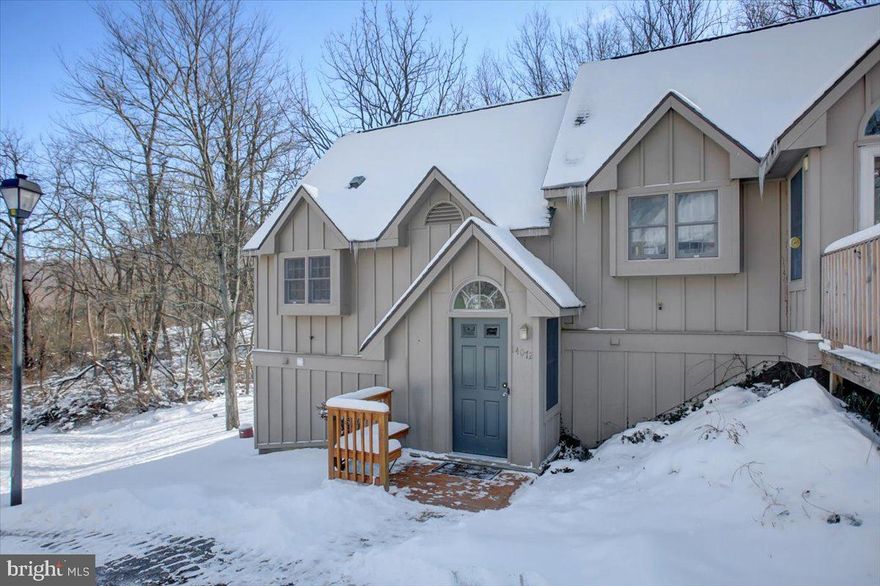 Spectacular Ski Chalet at Whitetail!! 2 Bedroom townhouse in the Blairs Ridge community of Whitetail. This beautifully maintained property is ready for you to move right in and start enjoying this fantastic community! You don't want to miss this one!! Check out the STUNNING remodeled bathroom. Expanded from its original size, complete with a full size stack washer/dryer and custom tiled shower. The main level offers an open concept kitchen, living room, and dining area with French doors that open onto the rear balcony. You'll love enjoying your morning coffee or an evening cocktail with these serene wooded views! Front and rear decks were just replaced and ready for you to enjoy!
While winter activities might be the main attraction, you'll LOVE this community year-round! Whitetail Resort Community offers beautifully landscaped grounds, saltwater swimming pool, hot tub, and tennis courts. Endless hiking/biking trails, fishing, golfing, and hunting opportunities nearby! HOA dues include water, sewer, trash removal, landscaping, snow removal, and community amenities. What a great value!!