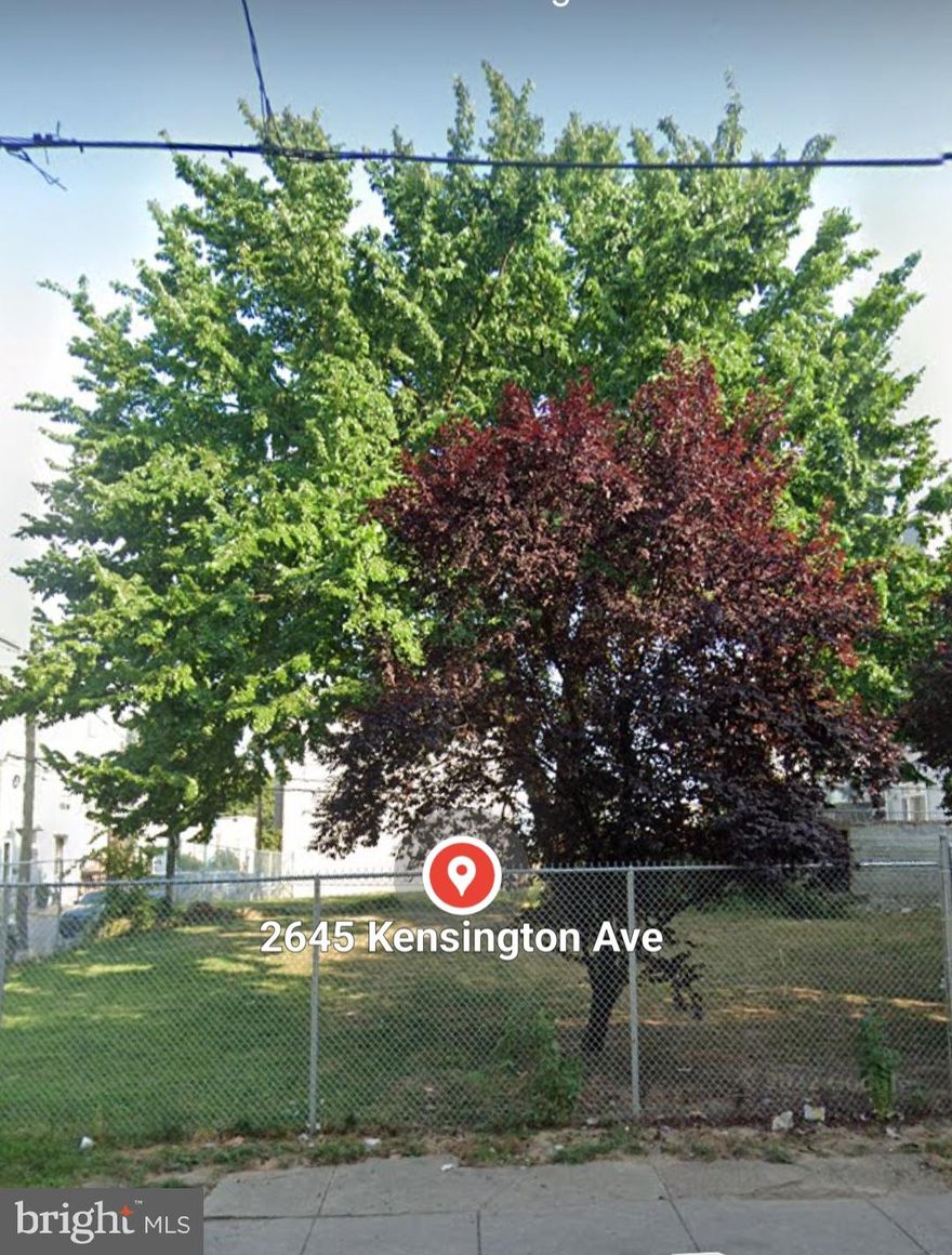 Great opportunity for you to own a great investment property. This property is ready for someone with a vision to build the next multifamily building in Philly.