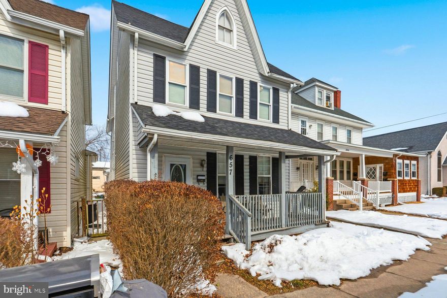 Great opportunity for a 4 bed/2bath single family home.  The property is currently set up as two 2 bed/1 bath apartments on 1 meter but can be converted back to 2 separate electric meters.  The main floor has 2 bedrooms, an updated bathroom, laundry room/living room/dinning room and private side entrance.  The front porch entrance leads to the 2nd floor with an eat in kitchen, full size stackable laundry, living room, renovated full bath and primary bedroom.  There is a fully finished walkup attic which serves as a 2nd bedroom/flex room.  Additionally each apartment has separate heating/cooling with newer furnaces (4 years old), newer double pane windows and a new roof!