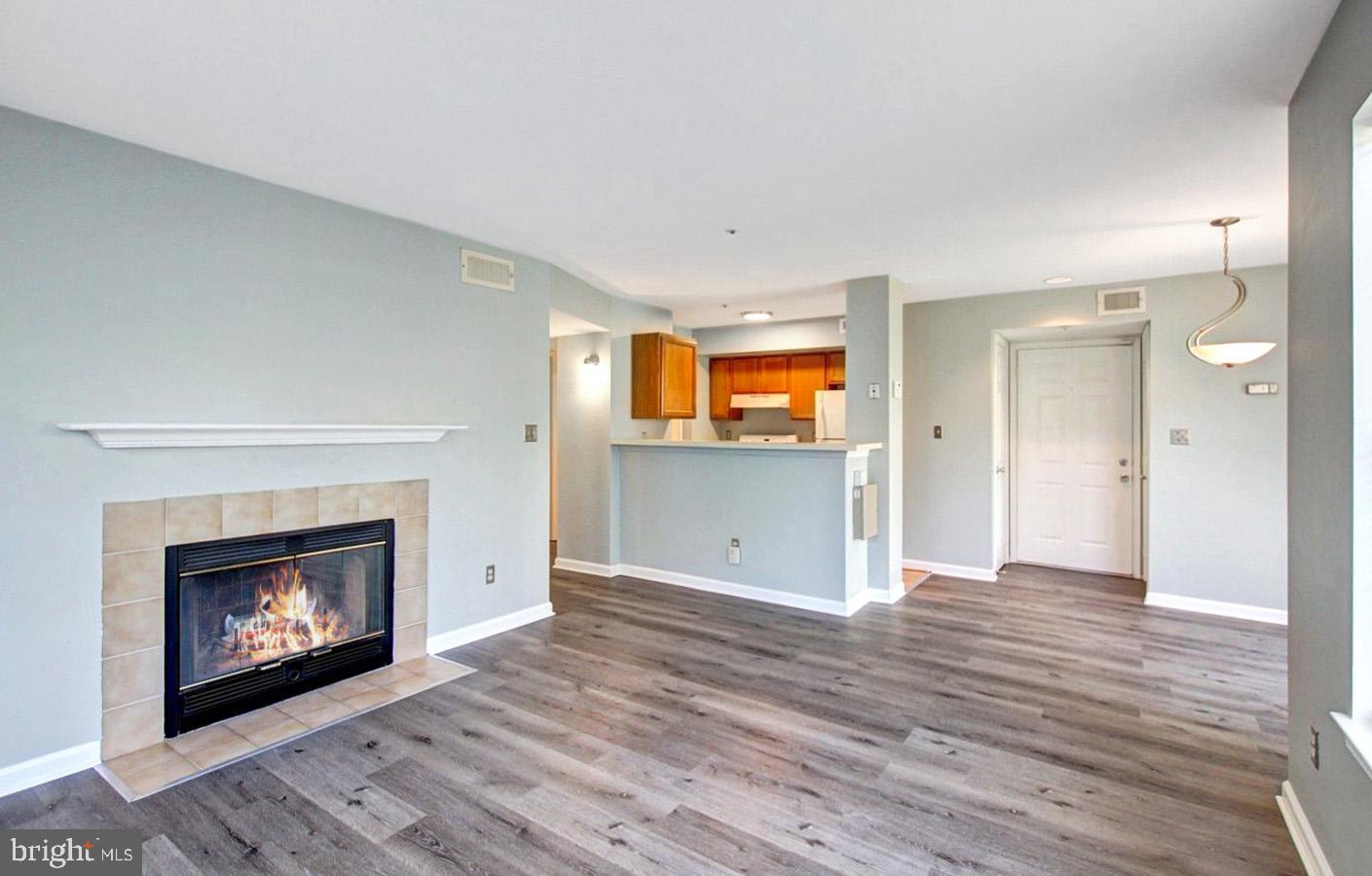 Great rental opportunity for this recently renovated, bright, contemporary, spacious, two bedroom condo in quiet, sought after Villages of Marlborough. This handsome unit has generous size bedrooms, luxury vinyl plank flooring, fireplace, separate dining area, in unit washer-dryer, patio, recessed lighting, storage space and more all in a convenient, quiet neighborhood location. Ample parking, tot lots, walking trails, greenspace, and shopping center all within the community. Tenants responsible for utilities, pets on case by case basis. Must use RentSpree to apply.